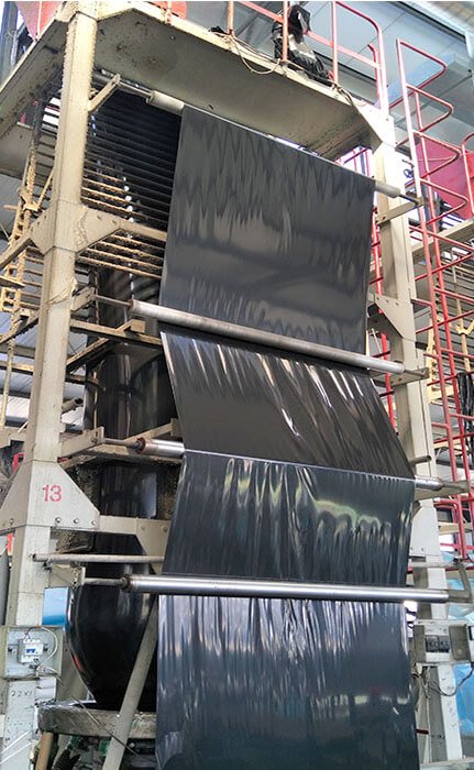 blow machine of black mulching film